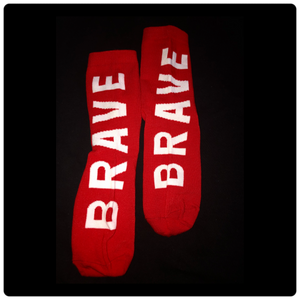 “Be Brave” Socks