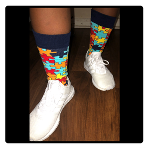 Autism Speaks Socks